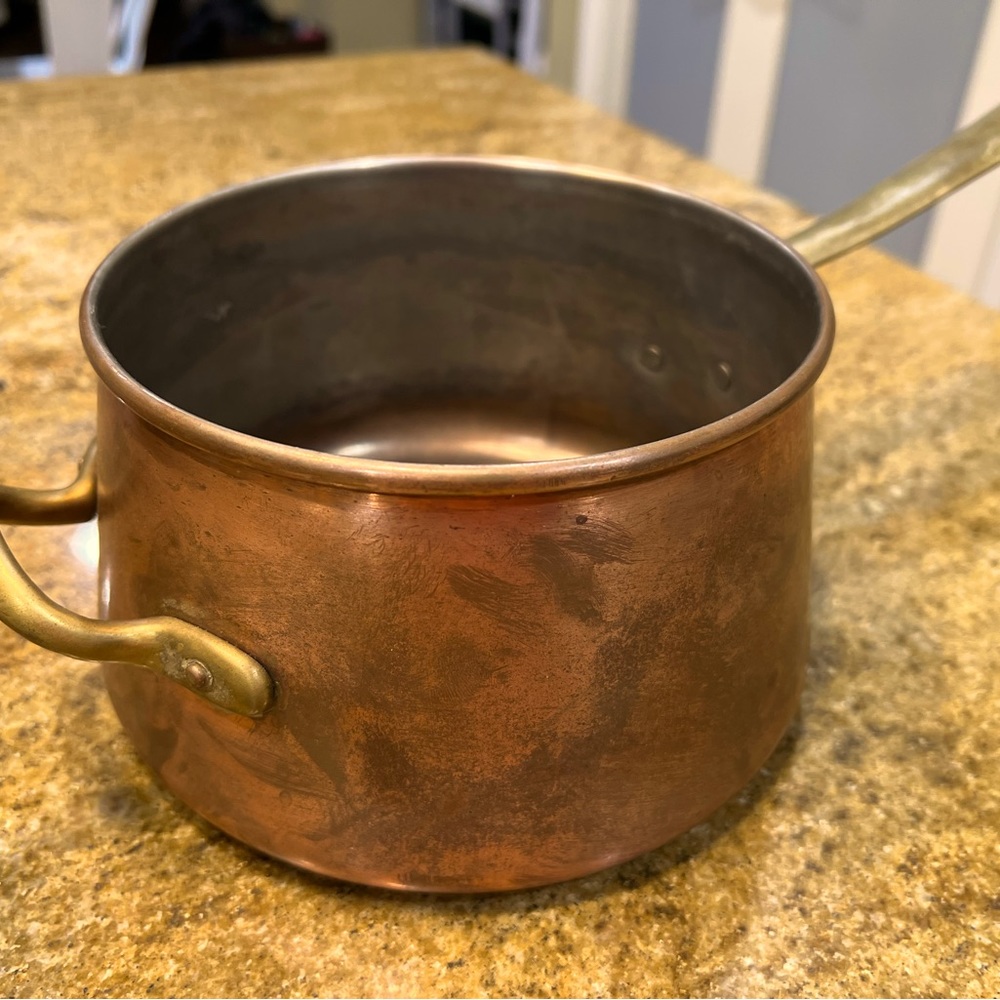 Vintage copper pot